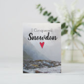 Wales eroberte Snowdon Landschaft Walisischer Stre Postkarte (Stehend Vorderseite)