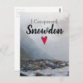 Wales eroberte Snowdon Landschaft Walisischer Stre Postkarte (Vorne/Hinten)