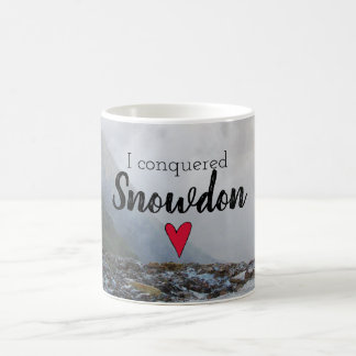 Wales eroberte Snowdon Landschaft Welsh Stream Kaffeetasse