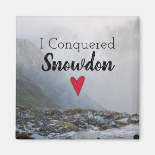 Wales eroberte Snowdon Landschaft Welsh Stream Magnet