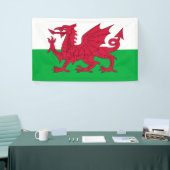 Wales Flag Banner (Messeveranstaltung)