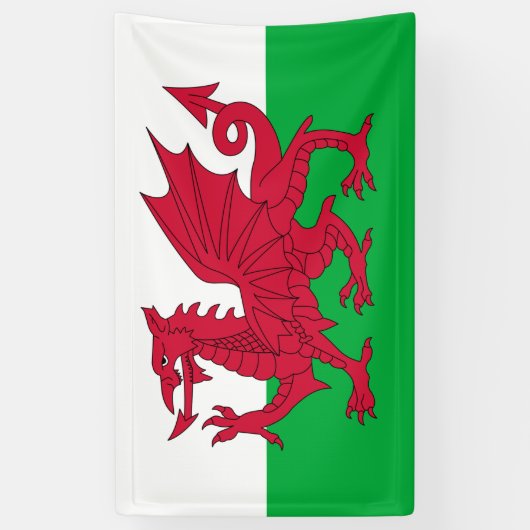 Wales Flag Banner (Vertikal)