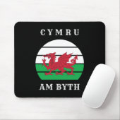 Wales Flag Cymru am Byth Stolz sein walisisch Mousepad (Mit Mouse)