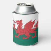 Wales Flag Dosenkühler (Kanne Rückseite)