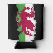 Wales Flag Dosenkühler (Vorderseite)