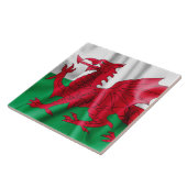 Wales-Flag Fliese (Seite)