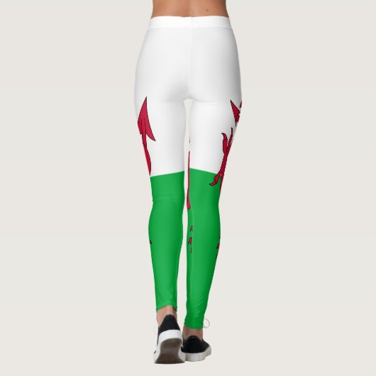 Wales flag Leggings (Rückseite)