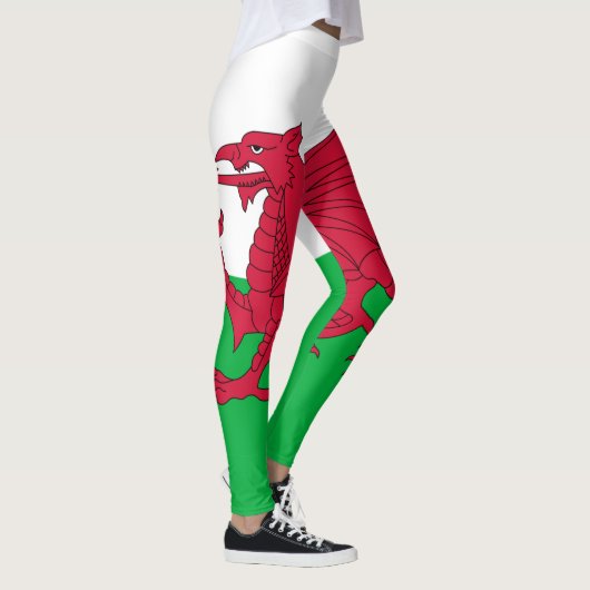 Wales flag Leggings (Rechts)