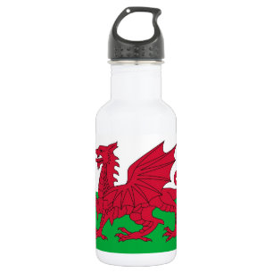 Wales Flag Liberty Flasche Trinkflasche