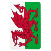 Wales Flag Magnet (Vertikal)