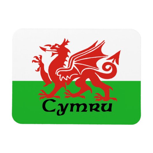Wales Flag Magnet (Horizontal)