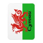 Wales Flag Magnet (Vertikal)