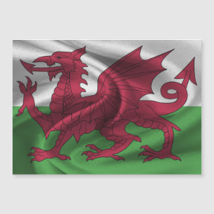 Wales Flag Magnetkarte