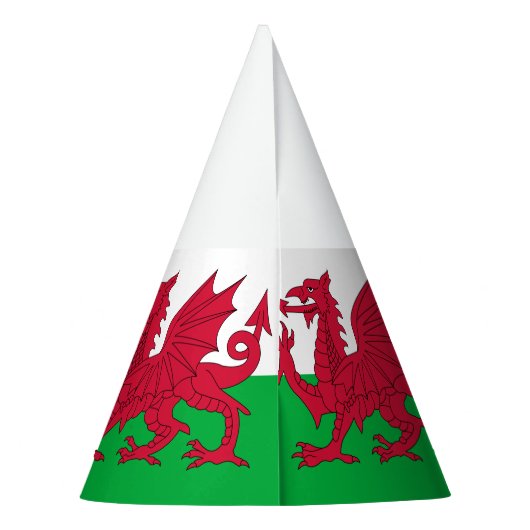 Wales-Flag-Party Partyhütchen (Rückseite)