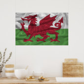 Wales Flag Poster (Küche)
