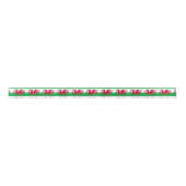 Wales flag Ribbon Satinband (Vorderseite)