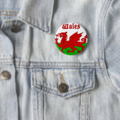 Wales Flag Wales Button (Beispiel)