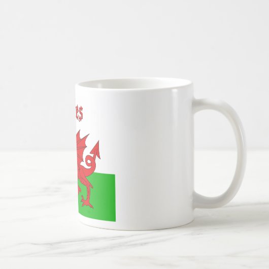 Wales Flag Wales Kaffeetasse (Rechts)