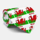 Wales Flag Wales Krawatte (Gerollt)