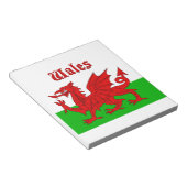 Wales Flag Wales Notizblock (angewinkelt)