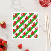 Wales Flag Wales Serviette (Beispiel)