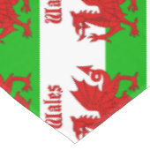 Wales Flag Wales Tischdecke (Schrägansicht)