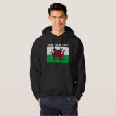 Wales Flag Welsh cumru Football Soccer Hoodie (Vorne ganz)