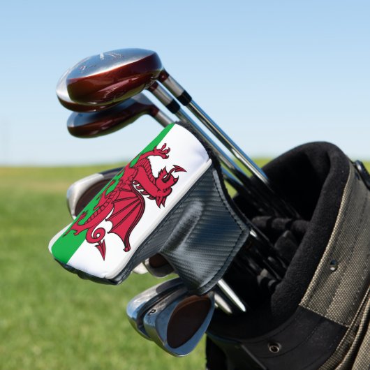 Wales Flag Welsh Football Fußball Fußball Patrioti Golf Headcover (In Situ)