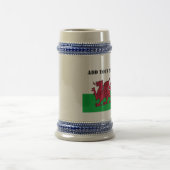 Wales Flag Weltmeisterschaft 2022 Fußball Cymru Ro Bierglas (Mittel)