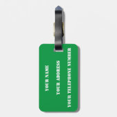 Wales Flag Weltmeisterschaft 2022 Fußball-Fußball Gepäckanhänger (Rückseite vertikal)