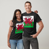 Wales Flag Weltmeisterschaft 2022 Roter Drache Cym T-Shirt (Unisex)