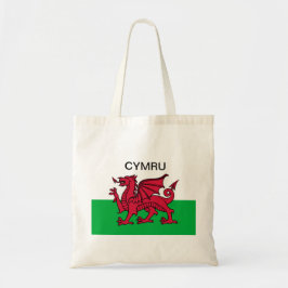 Wales Flag Weltmeisterschaft 2022 Roter Drache Cym Tragetasche