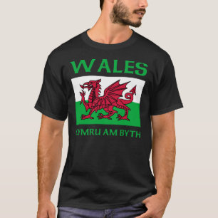 Wales-Flagge 2 T-Shirt