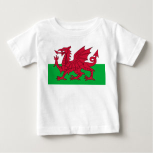 Wales-Flagge Baby T-shirt