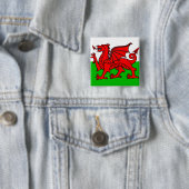 Wales-Flagge Button (Beispiel)