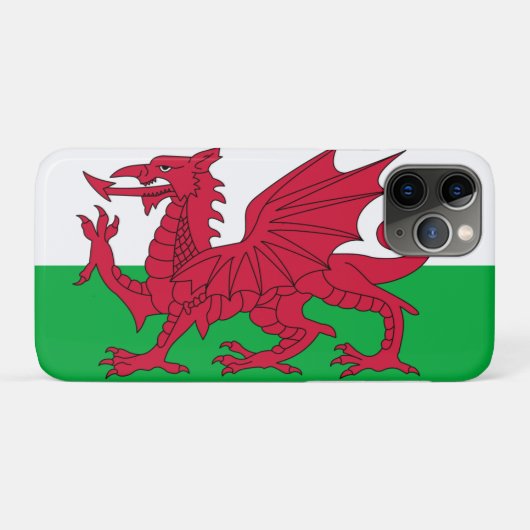 Wales-Flagge Case-Mate iPhone Hülle (Rückseite (Horizontal))