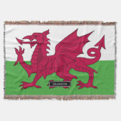 Wales-Flagge Decke (Vorderseite)