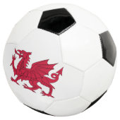 Wales-Flagge Fußball (Dreiviertel)