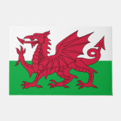 Wales-Flagge Fußmatte (Vorderseite)