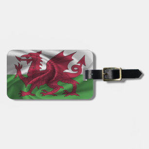 Wales-Flagge Gepäckanhänger