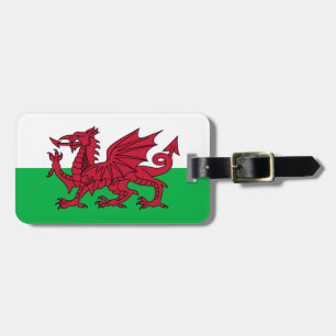 Wales-Flagge Gepäckanhänger