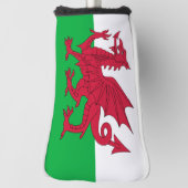 Wales flagge Golf Head Cover Headcover (Rotieren 90)