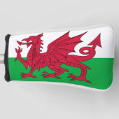 Wales-Flagge Golf Headcover (Vorderseite)