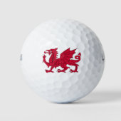Wales-Flagge Golfball (Vorderseite)