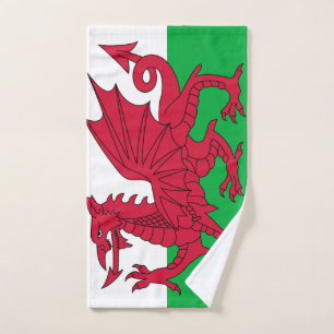 Wales-Flagge Handtuch