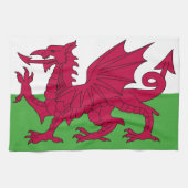 Wales-Flagge Handtuch (Horizontal)