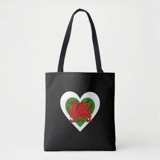 Wales/Flagge-inspirierte Taschen-Tasche Walisers Tasche (Vorderseite)