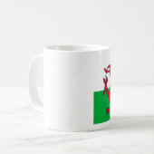 Wales-Flagge Kaffeetasse (Vorderseite Links)