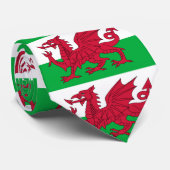 Wales-Flagge Krawatte (Gerollt)