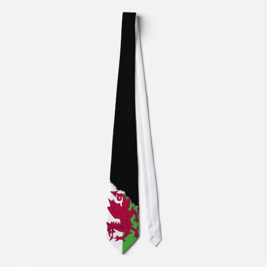 Wales-Flagge Krawatte (Vorderseite)
